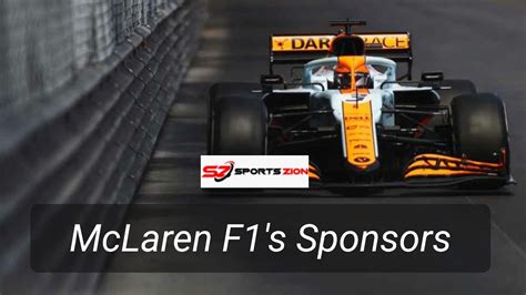 mclaren formula 1 sponsors.